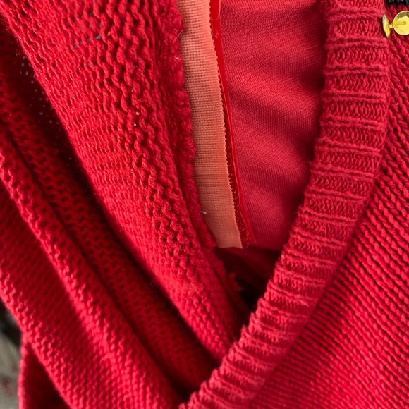 80's Knit Concepts Women's Sweater with Sequin Shoulders/Velcro Shoulder Pads, M - Picture 4 of 4